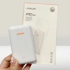 Pin Sạc Dự Phòng Không Dây Từ Tính Vulkon / Arun WX01-190 5.000mAh, Sạc Nam Châm, Sạc Nhanh PD 20w