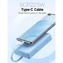 Pin Sạc Dự Phòng 20.000mAh Sạc Nhanh 22.5W ROMOSS PAC20 Màn Hình LED, Liền Cáp L & C