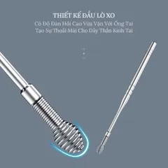 Combo 2 Bộ Dụng Cụ Lấy Ráy Tai 6 Món Bằng Thép Không Gỉ Kèm Bao Da Có Móc Khoá Tiện Lợi