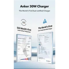 Củ Sạc Nhanh Anker Zolo A2699 20W/ A2698 30W Công Nghệ PIQ 3.0 Type C Chuẩn PD