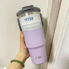 Ly Giữ Nhiệt TYESO Chính Hãng 900ml inox 304 Cao Cấp - Tặng Kèm Bộ Vệ Sinh Bình Và Sticker Trang Trí