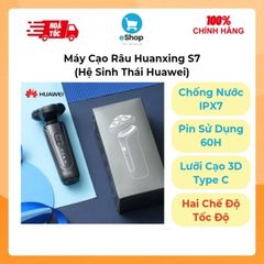Máy Cạo Râu Huanxing S7 (Hệ Sinh Thái Huawei) - Chống Nước IPX7, Lưỡi Cạo 3D, 2 Chế Độ Tốc Độ, Pin 60h Sử Dụng