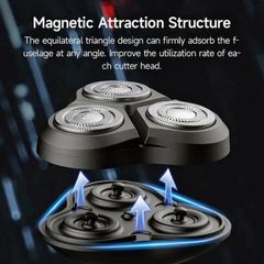 Máy Cạo Râu Huanxing S7 (Hệ Sinh Thái Huawei) - Chống Nước IPX7, Lưỡi Cạo 3D, 2 Chế Độ Tốc Độ, Pin 60h Sử Dụng