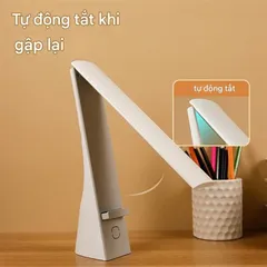 Đèn Bàn Chống Cận Midea - Đèn Led Bảo Vệ Mắt 3 Chế Độ Màu 3 Mức Sáng, Tích Hợp Pin, Có Giá Đỡ Điện Thoại