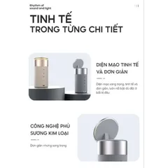 Loa Leju Bluetooth WIWU Wi-W022 Kiêm Sạc Không Dây 15W Đèn Ngủ Cảm Ứng