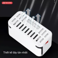 Hộp Ổ Điện Thông Minh Drapow SK26/SK27, 5 Ổ Cắm 220v, 2 Cổng USB A 18W + Cổng Sạc Type C 20W, SK26 Sạc Không Dây 15w