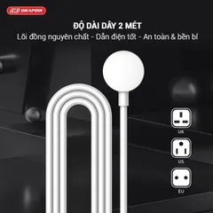 Hộp Ổ Điện Thông Minh Drapow SK26/SK27, 5 Ổ Cắm 220v, 2 Cổng USB A 18W + Cổng Sạc Type C 20W, SK26 Sạc Không Dây 15w