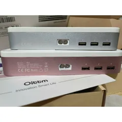 Dock Sạc Đa Năng Oittm Cho lP, lPad và Áp Bồ Watch - 5 Cổng USB, Hợp Kim Nhôm Và ABS ( Hàng À Má Zôn)