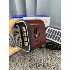 Loa Bluetooth NNS NS-8163S/8161S-S Có Đài FM , TWS, Cổng USB + Thẻ Nhớ TF, 2 Panel Năng Lượng Mặt Trời
