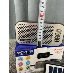 Loa Bluetooth NNS NS-8163S/8161S-S Có Đài FM , TWS, Cổng USB + Thẻ Nhớ TF, 2 Panel Năng Lượng Mặt Trời