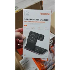 Đế Sạc Không Dây 3 in 1 TOOCKI - Dock Sạc Nhanh, Gấp Gọn, LED Hiển Thị, Hợp Kim Cao Cấp