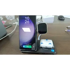 Đế Sạc Không Dây 3 in 1 TOOCKI - Dock Sạc Nhanh, Gấp Gọn, LED Hiển Thị, Hợp Kim Cao Cấp