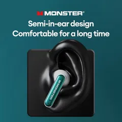 Tai Nghe Bluetooth Monster XKT17 - Âm Thanh Hi-Fi, Bluetooth 5.3, Kháng Nước, Chế Độ Game Mode Độ Trễ Thấp