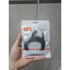Cáp Sạc Siêu Nhanh Dây Dù C to C Toocki HY03 PD 100W Dài 1m