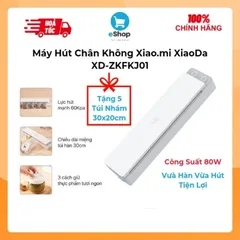 [Tặng 5 Túi ] Máy Hút Chân Không XiaoDa XD-ZKFKJ01 - Hàn Miệng Túi Tự Động - Lực Hút Mạnh, Bảo Quản Thực Phẩm