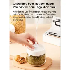 [Tặng 5 Túi ] Máy Hút Chân Không XiaoDa XD-ZKFKJ01 - Hàn Miệng Túi Tự Động - Lực Hút Mạnh, Bảo Quản Thực Phẩm