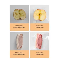 [Tặng 5 Túi ] Máy Hút Chân Không XiaoDa XD-ZKFKJ01 - Hàn Miệng Túi Tự Động - Lực Hút Mạnh, Bảo Quản Thực Phẩm