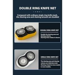 Máy Cạo Râu Mini Bully NLEN 2 Chế Độ, Chống Nước IPX7, Lưỡi Dao Đôi 3D, Nhỏ Gọn, Sạc Type C (Hàng À Má Zôn)