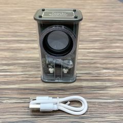 Loa Bluetooth Toocki Transparent Mecha Wireless Speaker - TWS Kết Nối 2 Loa Hiệu Ứng Âm Thanh Vòm 3D