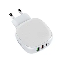 Bộ Củ Sạc Nhanh 3 Cổng 32W PD&QC Hãng LDNIO A3510Q Kèm Cáp PD