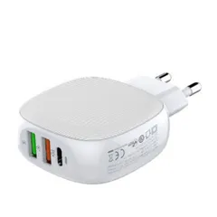 Bộ Củ Sạc Nhanh 3 Cổng 32W PD&QC Hãng LDNIO A3510Q Kèm Cáp PD