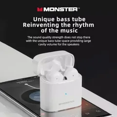 Tai Nghe Bluetooth TWS MONSTER XKT03 ( Mỹ ) , Chống Ồn AAC ,Game Mode Độ Trễ Thấp