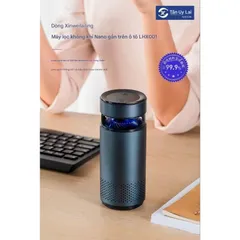 Máy Lọc Không Khí Xe Hơi Freshealth LHX001, Kim Loại, Công Nghệ Lọc H13 HEPA + Đèn UV Khử Khuẩn, Bụi Mịn