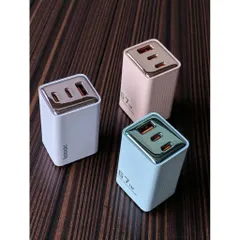 Củ Sạc Nhanh 67W TOOCKI – 3 Cổng (2 USB-C + 1 USB-A) Công Nghệ PowiGaN Hỗ Trợ PD/PPS/QC4.0
