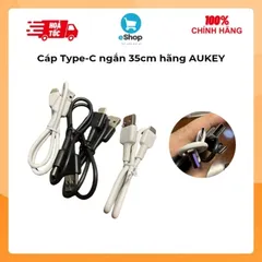 Cáp Type-C Ngắn 35cm Chính Hãng AUKEY