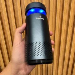 Máy Lọc Không Khí Xe Hơi Freshealth LHX001, Kim Loại, Công Nghệ Lọc H13 HEPA + Đèn UV Khử Khuẩn, Bụi Mịn