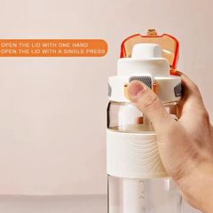 Bình Nước Thể Thao Kèm Ống Hút 700ml Chính Hãng SPORT CMSH - Bình Nước Du Lịch Cao Cấp