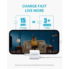 Củ Sạc Nhanh 20W ANKER A2633 PowerPort lll Nano USB-C PD