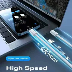 Cáp Sạc Nhanh Lisen 60W C to C Truyền Dữ Liệu Nhanh Dài 1m (Àmazôn) - Bọc Nylon Siêu Bền