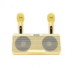 Loa Bluetooth Hát Karaoke Kèm 2 Mic Drapow SB02 - Kết Nối: 3.5mm AUX IN/Bluetooth, USB, Thẻ Nhớ