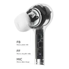Tai Nghe Bluetooth TWS Xeo mi Air 2 Pro, Chống Ồn Chủ Động ANC, Xuyên Âm, ENC, Sạc Không Dây Qi