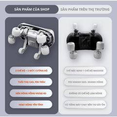 Máy Massage 6D AUX Không Dây Đa Năng - Máy Massage Cổ Vai Gáy Cao Cấp Có Nhiệt Hồng Ngoại Giảm Đau Hiệu Quả