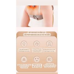 Máy Massage 6D AUX Không Dây Đa Năng - Máy Massage Cổ Vai Gáy Cao Cấp Có Nhiệt Hồng Ngoại Giảm Đau Hiệu Quả