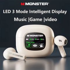 Tai Nghe Bluetooth Monster Airmars XKT20 - Màn Hình Led, Bluetooth 5.4, Âm Thanh Hi-Fi, 3 Chế Độ