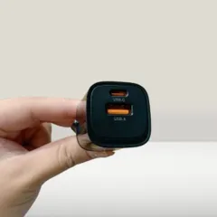 Củ Sạc Nhanh Toocki 33W Công Nghệ GaN 2 Cổng USB-A + Type C Hỗ Trợ PD, PPS, QC
