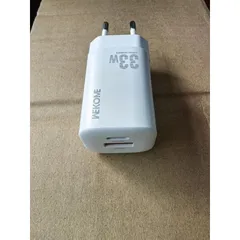 Củ Sạc Nhanh 33W Wekome WP-U140 Công Nghệ Gan, 2 Cổng Sạc Type C + USB Hỗ Trợ Sạc Nhanh PD/QC/PPS