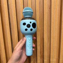 Micro Karaoke Kèm Loa Di Động Shinco D99 - Hiệu ứng đèn Led RGB, Cổng Type C, Aux 3.5mm, Thẻ Nhớ