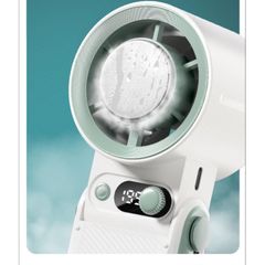 (Pin 6000mAh) Quạt Tích Điện Mini Cầm Tay Turbo JF168 Mạnh Mẽ, Trang Bị Sò Lạnh Công Nghệ TEC 200 Cấp Độ Gió, Gập 135 Độ