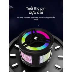 Loa Bluetooth Monster AirRock X100 - Led RGB Theo Nhạc, Bluetooth 5.4, Mic Đàm Thoại Rãnh Tay, Sạc Type C