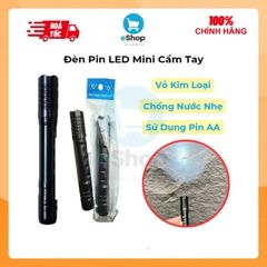 Đèn Pin Led Mini Cầm Tay Hợp Kim Nhôm Chắc Chắn, Bền Bỉ, Chống Va Đập