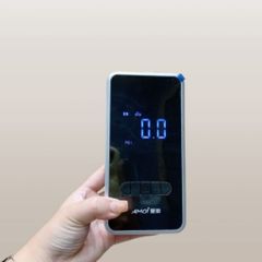Máy Bơm Hơi Không Dây Amoi - Bơm Lốp Xe Hơi, Xe Máy,...(Có Pin Sạc) Kèm Tẩu Ô Tô