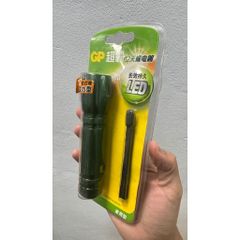 Đèn Pin Chiến Thuật Siêu Sáng LED GP - 350 Lumens, Phạm Vi Sáng Lên Đến 300m, Tuổi Thọ 100.000h