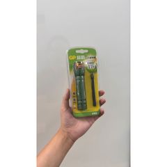 Đèn Pin Chiến Thuật Siêu Sáng LED GP - 350 Lumens, Phạm Vi Sáng Lên Đến 300m, Tuổi Thọ 100.000h