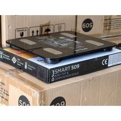 Cân Thông Minh DrTrust , Kết Nối App Có Tiếng Việt, Đo Lượng Mỡ & 16 Chỉ Số, Pin Sạc (Hàng À Má Zôn)