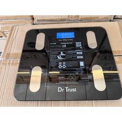 Cân Thông Minh DrTrust , Kết Nối App Có Tiếng Việt, Đo Lượng Mỡ & 16 Chỉ Số, Pin Sạc (Hàng À Má Zôn)