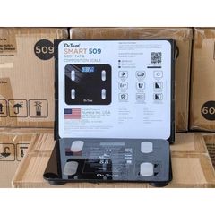 Cân Thông Minh DrTrust , Kết Nối App Có Tiếng Việt, Đo Lượng Mỡ & 16 Chỉ Số, Pin Sạc (Hàng À Má Zôn)